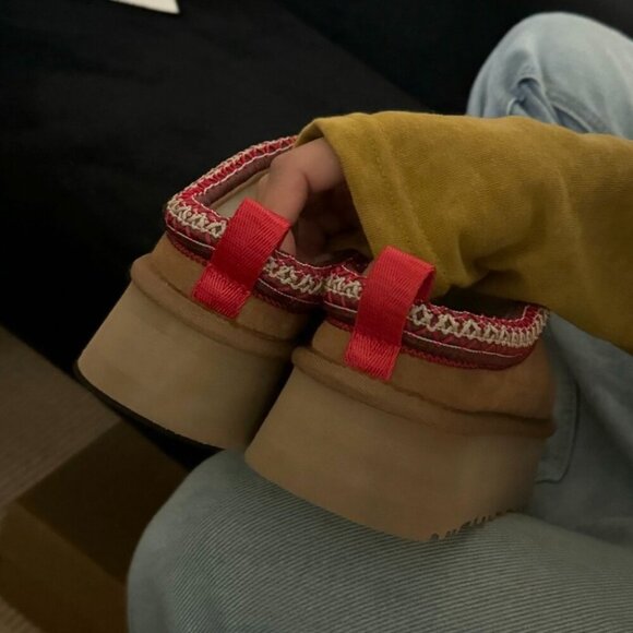 UGG TAZZ CHESTNUT PLATFORM SLIPPER - Picture 5 of 9